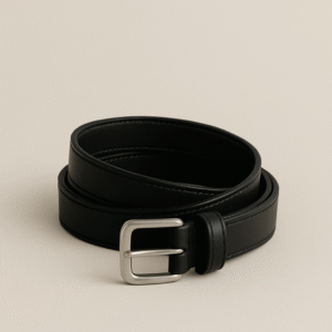 Cow Leather Formal Belts For Men (Black)